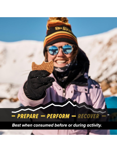 Waffle Energético Honey Stinger Canela Orgánico 16 Unidades