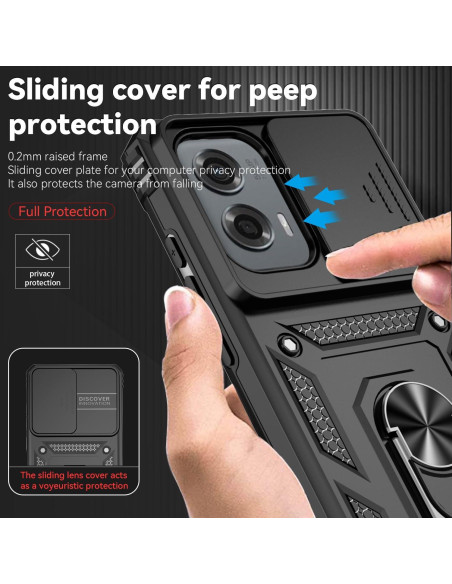 Funda para Motorola Moto G Stylus 5G 2024 con soporte 360