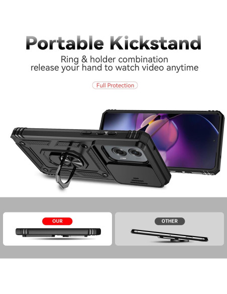 Funda para Motorola Moto G Stylus 5G 2024 con soporte 360