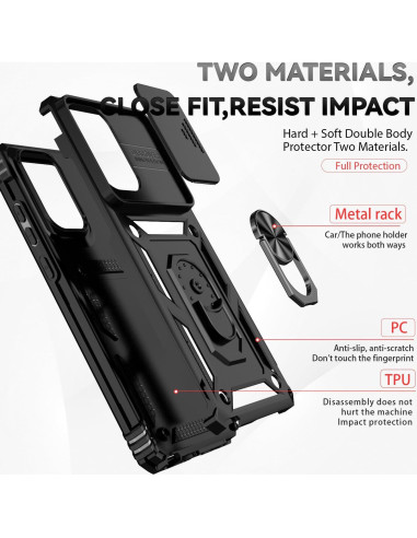 Funda para Motorola Moto G Stylus 5G 2024 con soporte 360