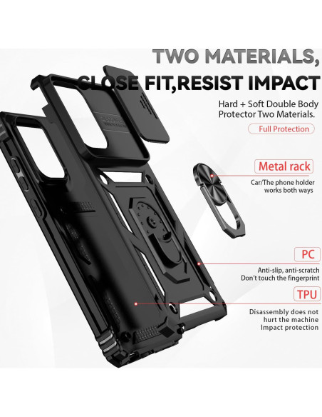 Funda para Motorola Moto G Stylus 5G 2024 con soporte 360
