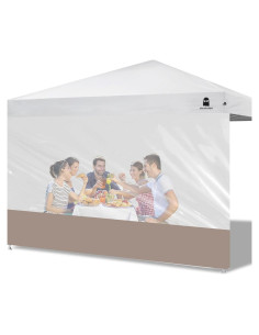 Pared Lateral Transparente MordenApe 304.8x193 cm Caqui