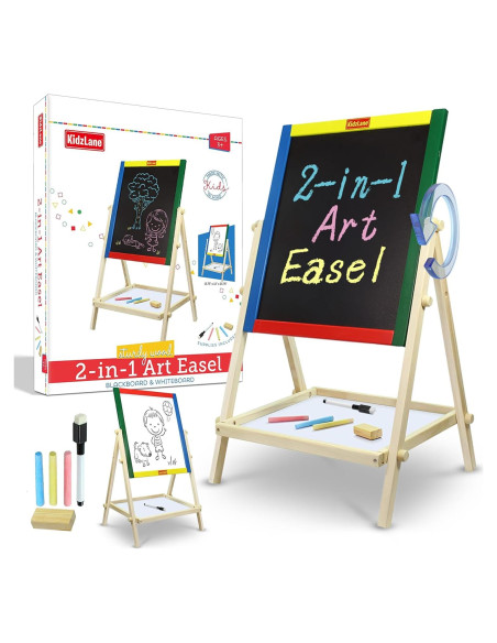 Caballete de Arte Kidzlane Doble Cara para Niños 65 cm