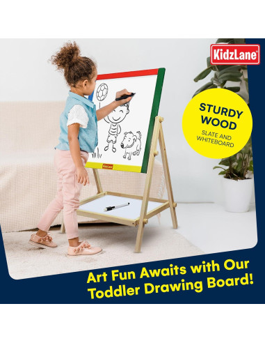 Caballete de Arte Kidzlane Doble Cara para Niños 65 cm