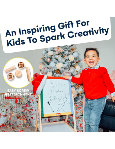 Caballete de Arte Kidzlane Doble Cara para Niños 65 cm