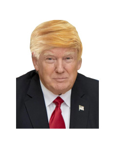 Peluca Donald Trump ALLAURA - Rubia, ajustable y realista