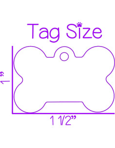 Etiqueta Identificación Doble Cara uDesignUSA Cobre 3.81x2.54cm 2