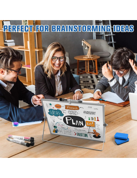 Tablero Magnético Grtard 40x30 cm Doble Cara con Soporte Tablero Magnético Grtard 40x30 cm Doble Cara con Soporte