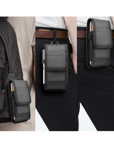 Funda Njjex para Samsung Galaxy y iPhone con clip