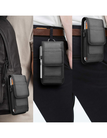 Funda Njjex para Samsung Galaxy y iPhone con clip