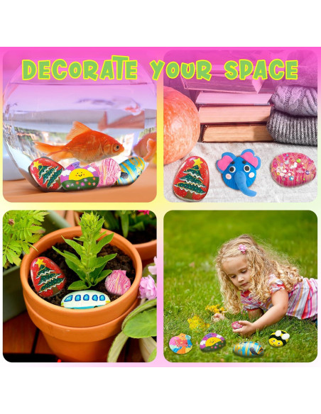 Kit de Pintura de Rocas y Conchas Kiditos RSPK-01