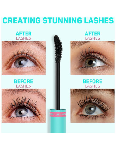 Máscara de Pestañas Volumen y Longitud AMZGlRL 6g