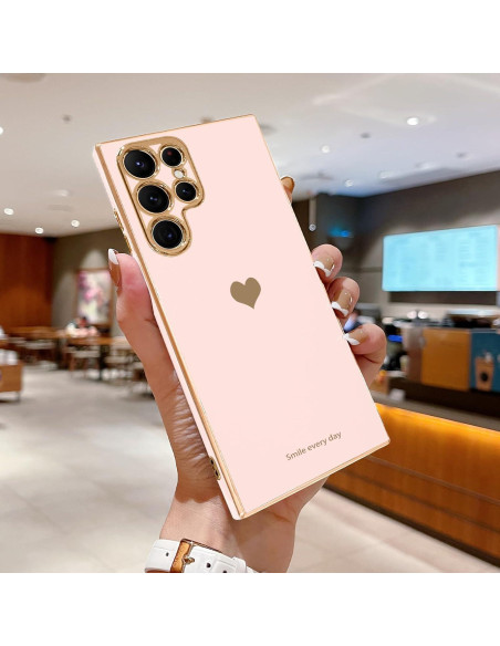 Funda TeaGeo Rosa Claro para Samsung Galaxy S22 Ultra 5G