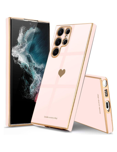 Funda TeaGeo Rosa Claro para Samsung Galaxy S22 Ultra 5G