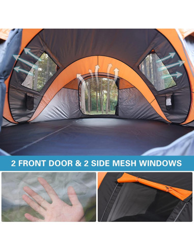 Carpa Instantánea EchoSmile para 8 Personas, Domo Resistente