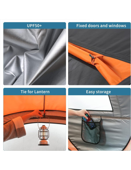 Carpa Instantánea EchoSmile para 8 Personas, Domo Resistente