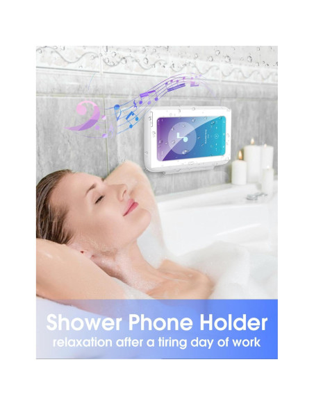 Soporte para teléfono de ducha LC-dolida 480 a prueba de agua