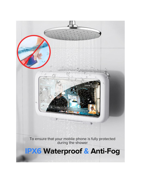 Soporte para teléfono de ducha LC-dolida 480 a prueba de agua