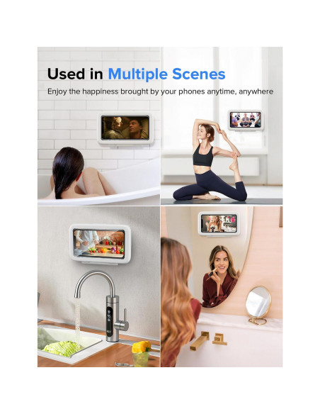 Soporte para teléfono de ducha LC-dolida 480 a prueba de agua