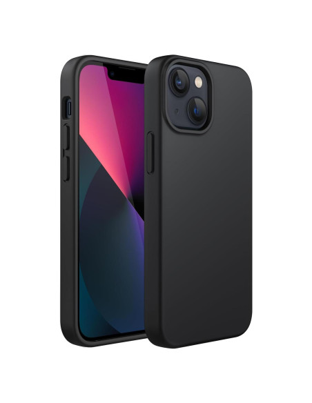 Funda de Silicona JETech para iPhone 13 15.5 cm Negra