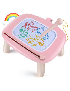 Pizarra Magnética Smasiagon para Niños 1-3 Años Rosa
