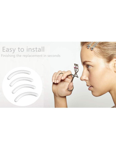 24 Almohadillas de Rizador de Pestañas Anzline Silicona