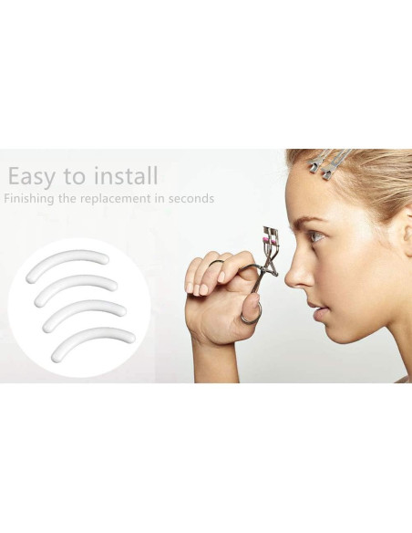 24 Almohadillas de Rizador de Pestañas Anzline Silicona