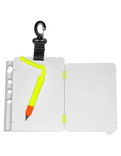 Pizarra de Buceo Plegable Saekodive AW-20 Blanca 14x18 cm