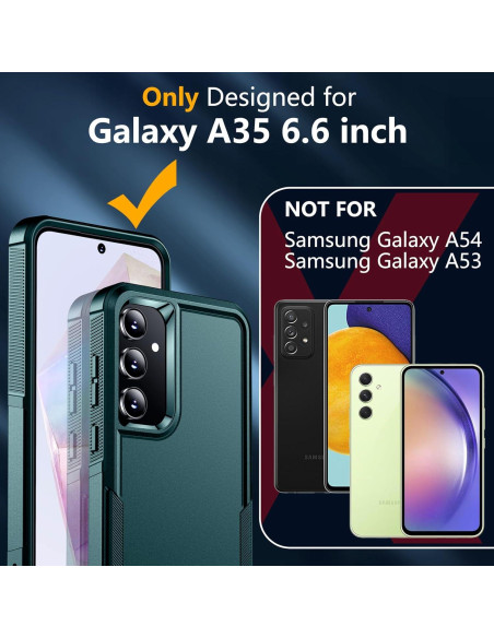 Funda SPIDERCASE para Samsung Galaxy A35 5G Resistente