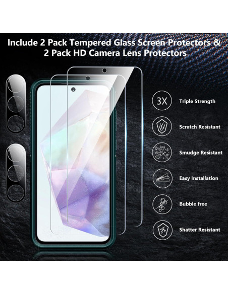 Funda SPIDERCASE para Samsung Galaxy A35 5G Resistente