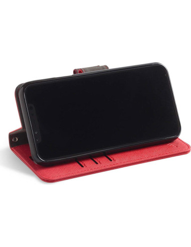 Funda EMF SafeSleeve para iPhone 13 Pro - Cartera RFID Rojo