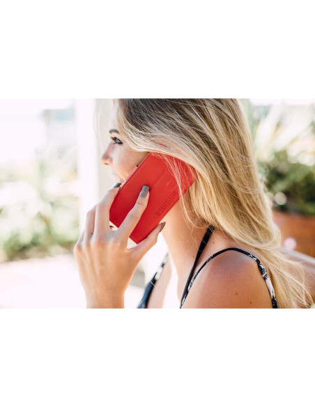 Funda EMF SafeSleeve para iPhone 13 Pro - Cartera RFID Rojo