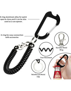 Correa para Teléfono HOTEMIA Anti Robo 18-80 cm Negro 2