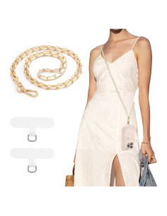 Lanyard TiMOVO Universal para Teléfono Celular Blanco 120 cm