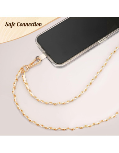Lanyard TiMOVO Universal para Teléfono Celular Blanco 120 cm