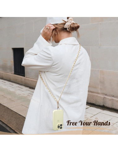 Lanyard TiMOVO Universal para Teléfono Celular Blanco 120 cm