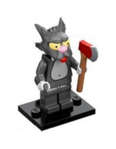 Mini Figura LEGO Scratchy Coleccionable Los Simpsons 2
