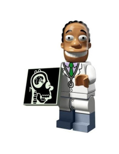 Minifigura Dr. Julius Hibbert LEGO Simpsons Serie 2