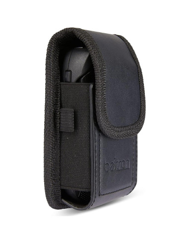 Funda Plegable BELTRON de Cuero para Teléfonos 5.08x1.91cm