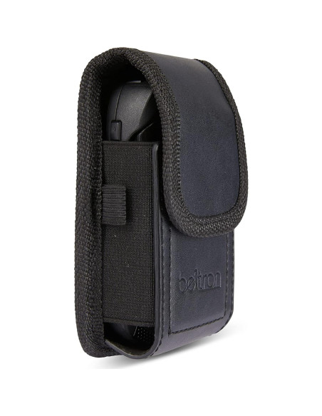 Funda Plegable BELTRON de Cuero para Teléfonos 5.08x1.91cm