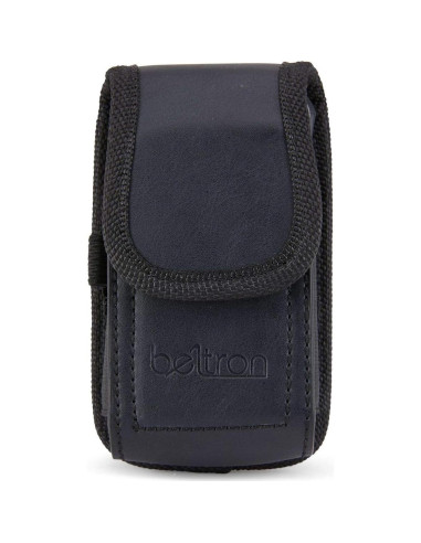 Funda Plegable BELTRON de Cuero para Teléfonos 5.08x1.91cm