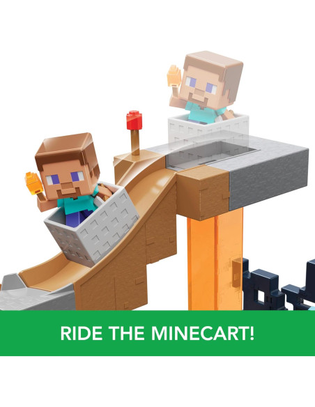 Juego de Construcción Mini Modo Mattel Minecraft Ascenso del Guardián