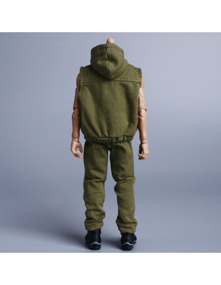 Conjunto sudadera sin mangas Meetoget 1/12 Verde