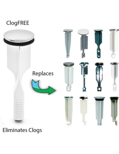 Tapón de Desagüe Pop-Up Universal PermaFLOW Bronce Antiguo