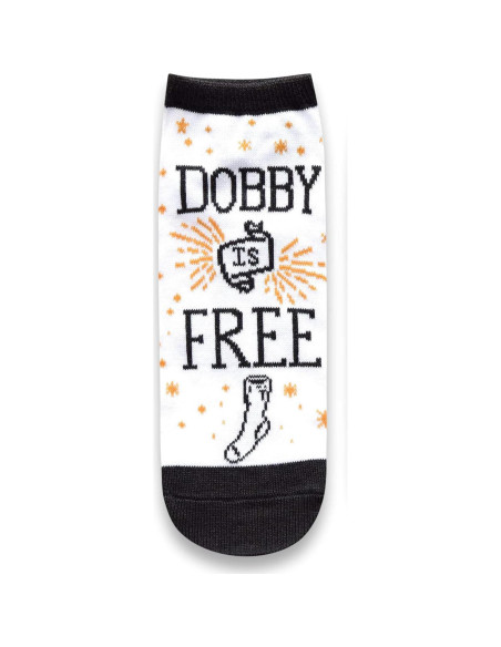 Calcetines Tobilleros Harry Potter Dobby 5 Paquetes Talla 4-10