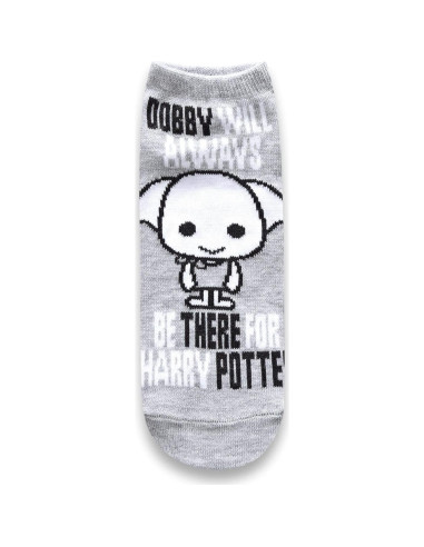 Calcetines Tobilleros Harry Potter Dobby 5 Paquetes Talla 4-10