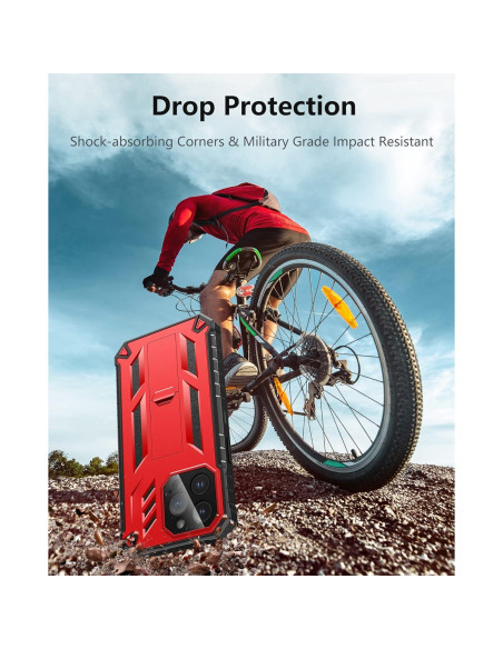 Funda FNTCASE para iPhone 14 Pro Max Resistente con Soporte