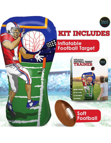 Juego Inflable de Fútbol Island Genius 152 cm para Niños