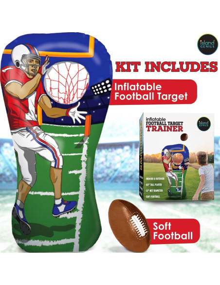 Juego Inflable de Fútbol Island Genius 152 cm para Niños