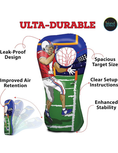 Juego Inflable de Fútbol Island Genius 152 cm para Niños